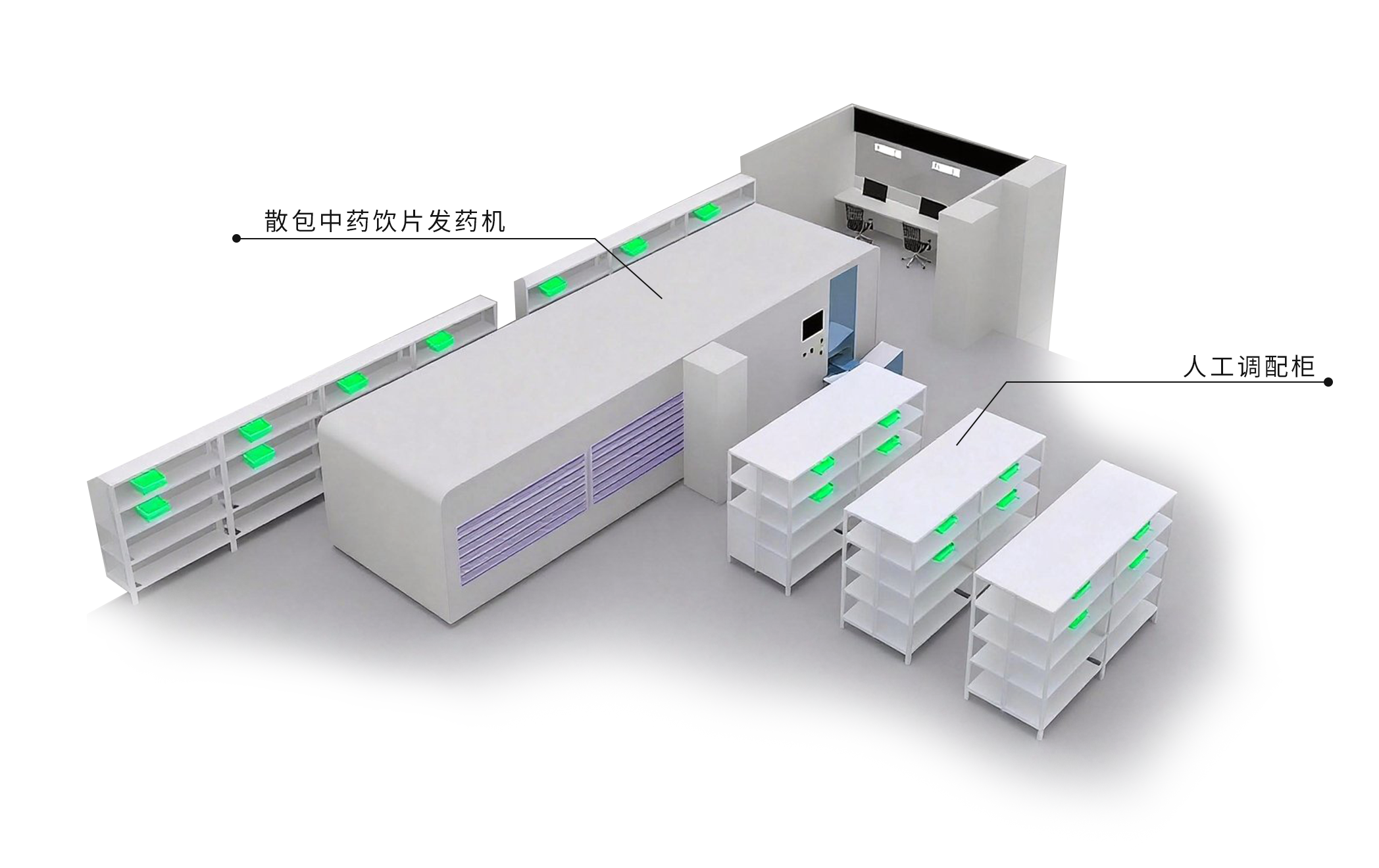 小包装中药散包发药机